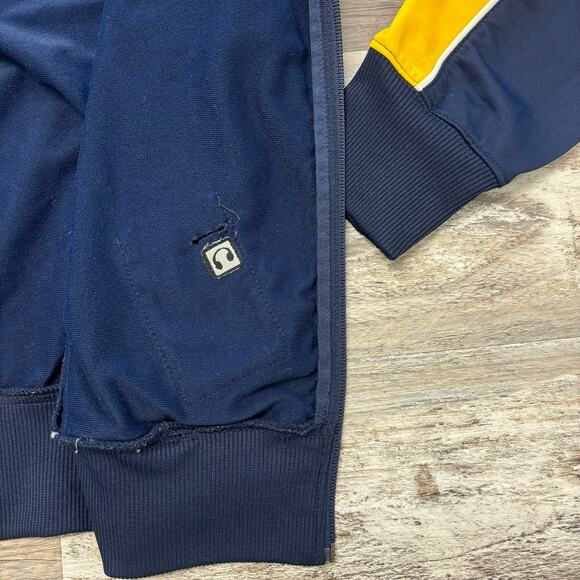 Nike West Virginia Mountaineers Navy Blue Mens‎ M Collared Zip Up Team Jacket - Picture 4 of 10